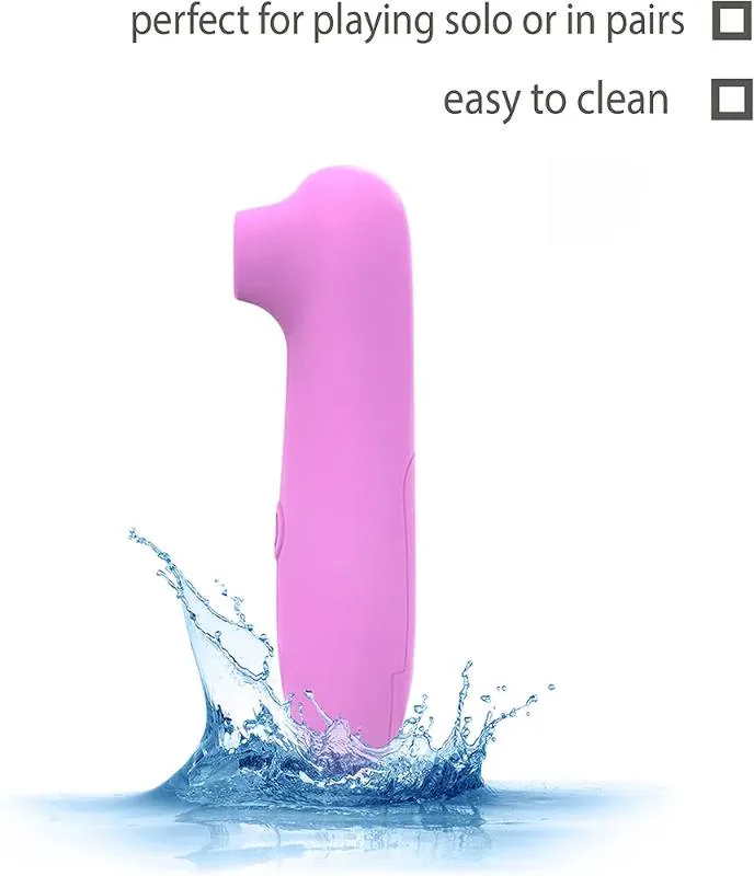 Mini Rechargeable Silicone Air Pulse Massager