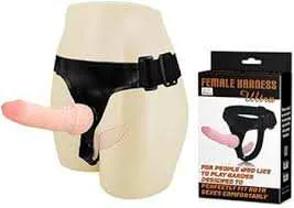 Wearable Double Strap-On Set – Realistic Silicone Massager, Adjustable Harness