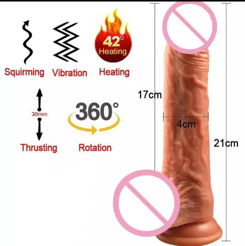 PulseVibe 4-Mode Vibrating Dildo in lebanon