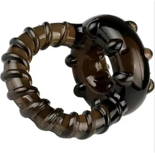 Textured Stretch Silicone Couples Enhancement Ring