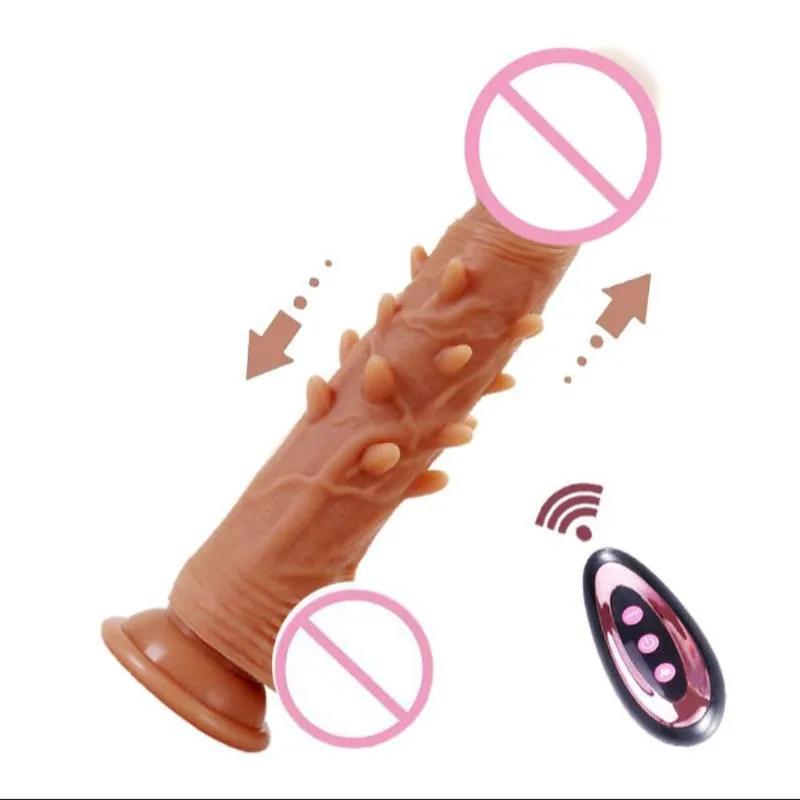 Remote Control Heating Vibrating Dildo – Premium Silicone Suction Cup Toy