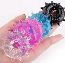 Textured Silicone Couples Enhancement Ring  4 Colors