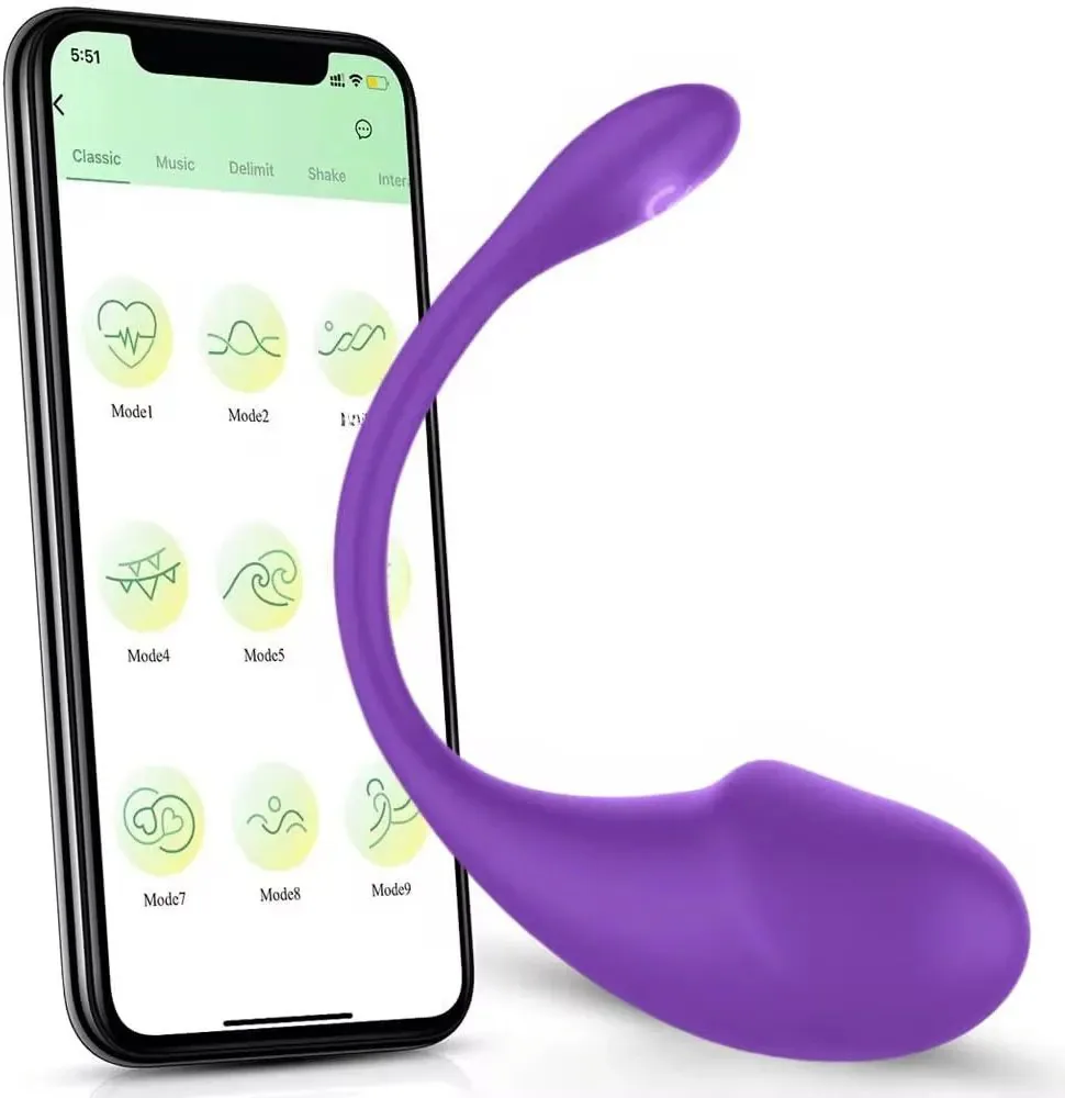 APP-Control Wearable Egg Vibrator – G-Spot Remote Panty Toy, 10 Vibration Modes