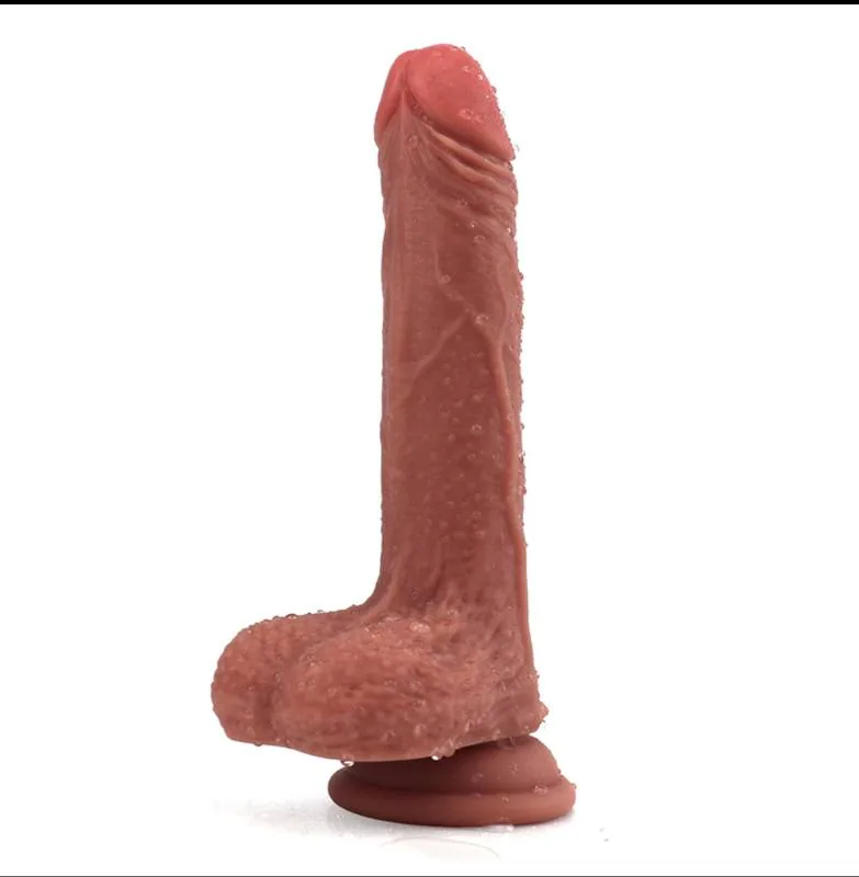 Manual Dual-Layer Silicone Dildo in lebanon
